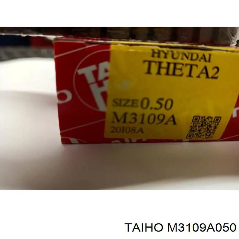M3109A050 Taiho Folhas inseridas principais de cambota, kit, 2ª reparação ( + 0,50)