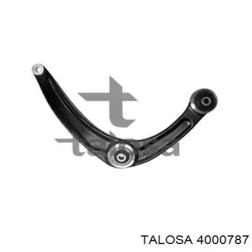 4000787 Talosa Braço oscilante inferior direito de suspensão dianteira