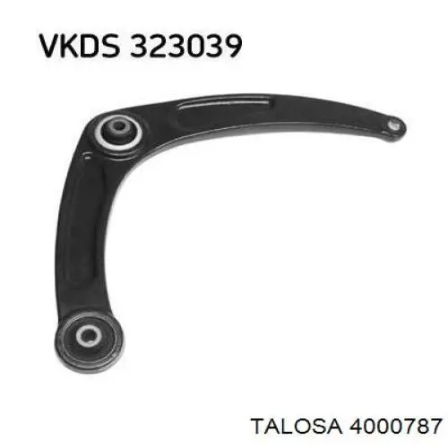Compre 4000787 Talosa Braço oscilante inferior direito de suspensão dianteira