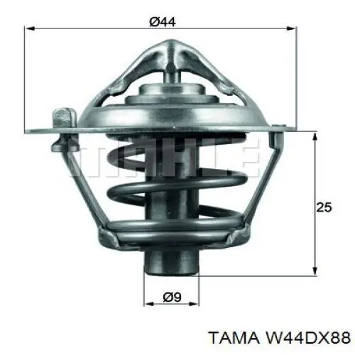 Termostato Tama W44DX88 preço, a partir de 9,24 USD