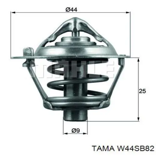 Termostato W44SB82 Tama