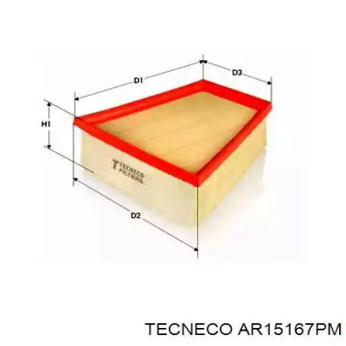 Compre AR15167PM Tecneco Filtro de ar