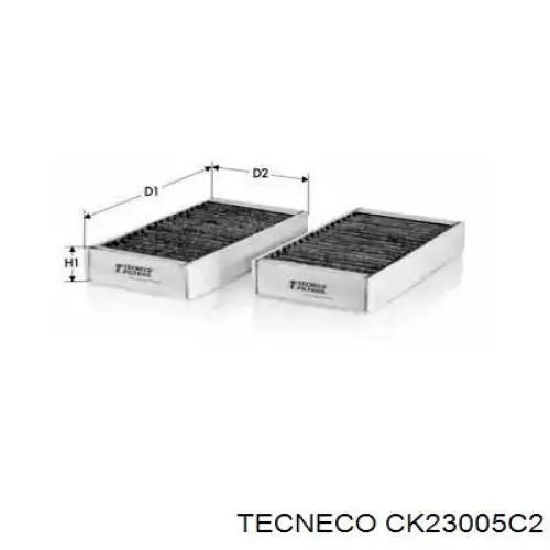 CK23005C2 Tecneco Filtro de salão