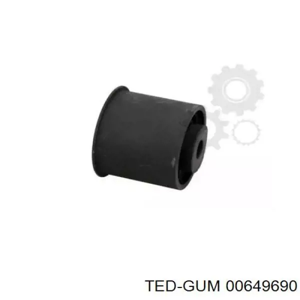 Bloco silencioso de viga traseira (de plataforma veicular) Ted-gum 00649690 preço, a partir de 54,75 USD
