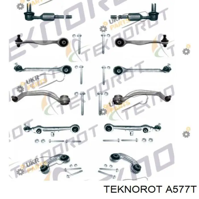 A577T Teknorot Kit de braços oscilantes de suspensão dianteira