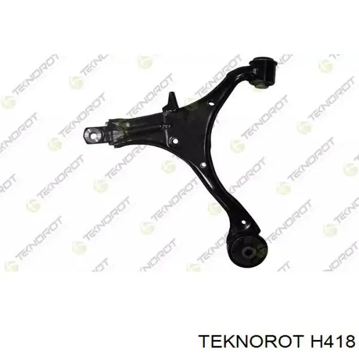 H418 Teknorot Braço oscilante inferior direito de suspensão dianteira