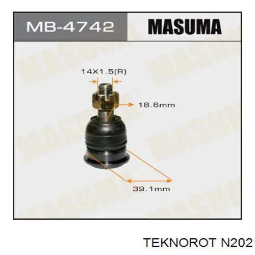 Compre N202 Teknorot Suporte de esfera inferior