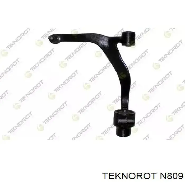 N809 Teknorot Braço oscilante inferior esquerdo de suspensão dianteira