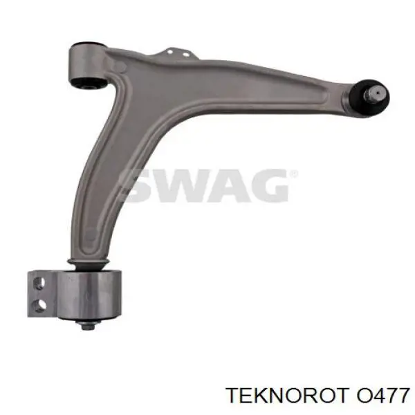 Compre O477 Teknorot Braço oscilante inferior esquerdo de suspensão dianteira