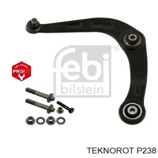 Compre P238 Teknorot Braço oscilante inferior esquerdo de suspensão dianteira
