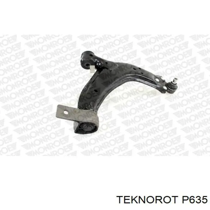 P635 Teknorot Braço oscilante inferior direito de suspensão dianteira