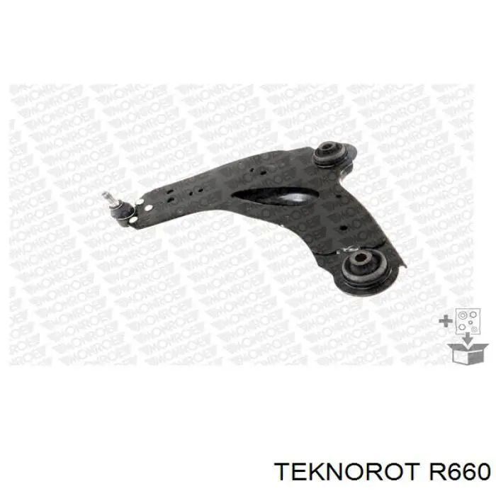 Compre R660 Teknorot Braço oscilante inferior esquerdo de suspensão dianteira