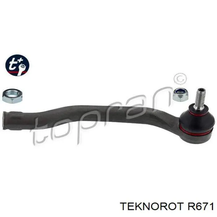 R671 Teknorot Ponta externa da barra de direção