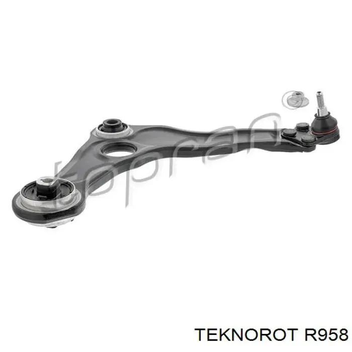 R958 Teknorot Braço oscilante inferior direito de suspensão dianteira