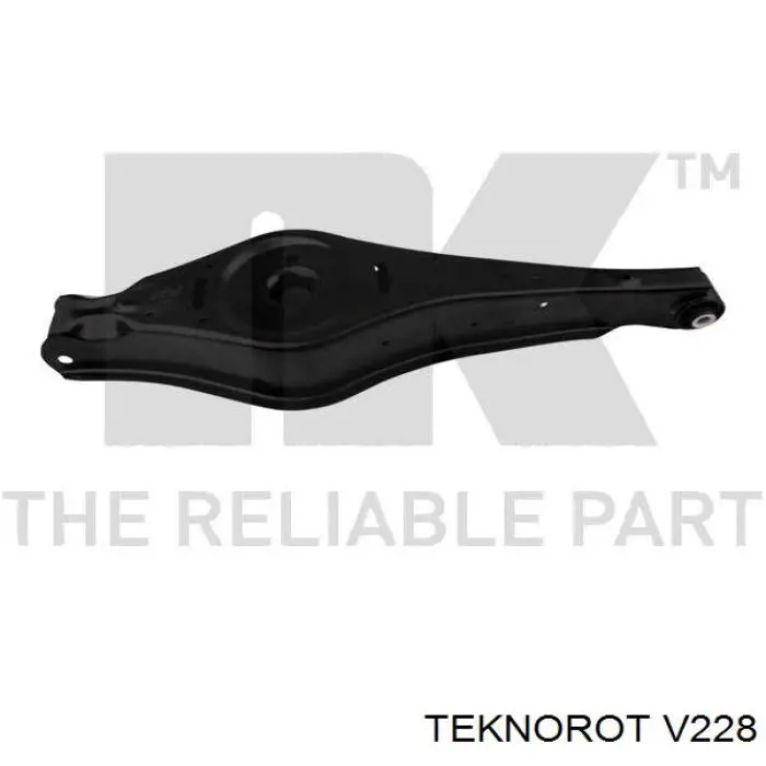 Compre V228 Teknorot Braço oscilante inferior esquerdo de suspensão traseira/direita