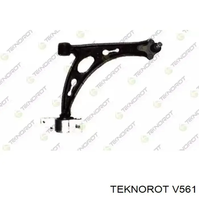 V561 Teknorot Braço oscilante inferior direito de suspensão dianteira