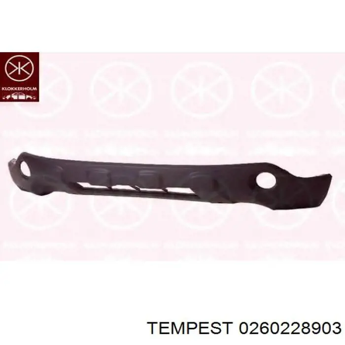 Pára-choque dianteiro, parte inferior Tempest 0260228903 preço, a partir de 85,61 USD