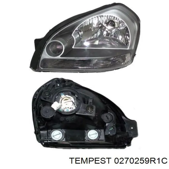 Luz esquerda Hyundai Tucson I JM