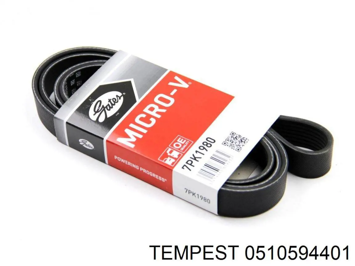 Espelho de retrovisão esquerdo 0510594401 Tempest