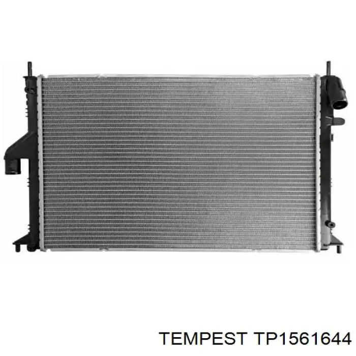 Radiador de esfriamento de motor Tempest TP1561644
