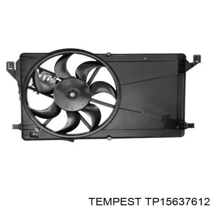 TP15637612 Tempest Radiador de esfriamento de motor