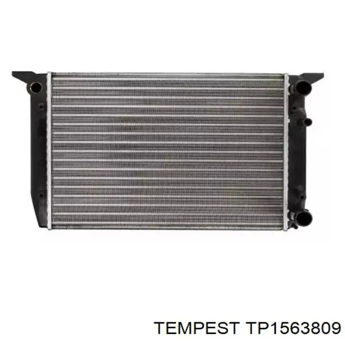 Radiador de esfriamento de motor TP1563809 Tempest
