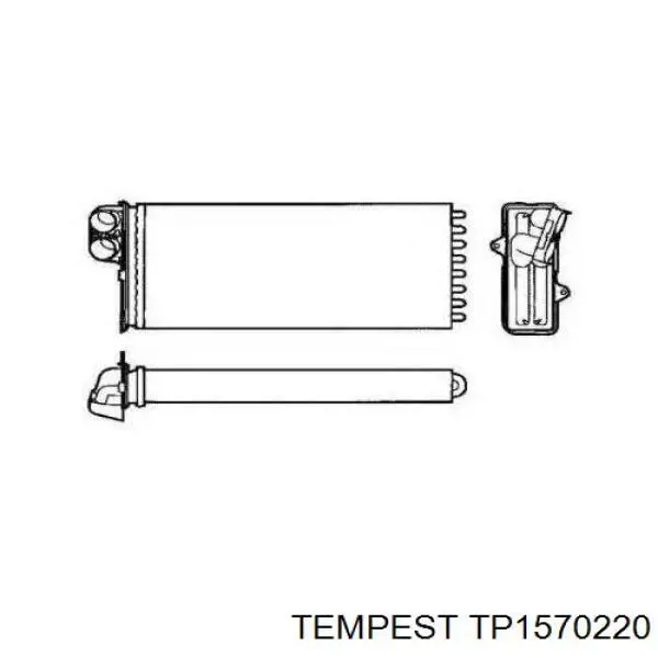 Radiador de forno (de aquecedor) Tempest TP1570220 preço, a partir de 22,53 USD