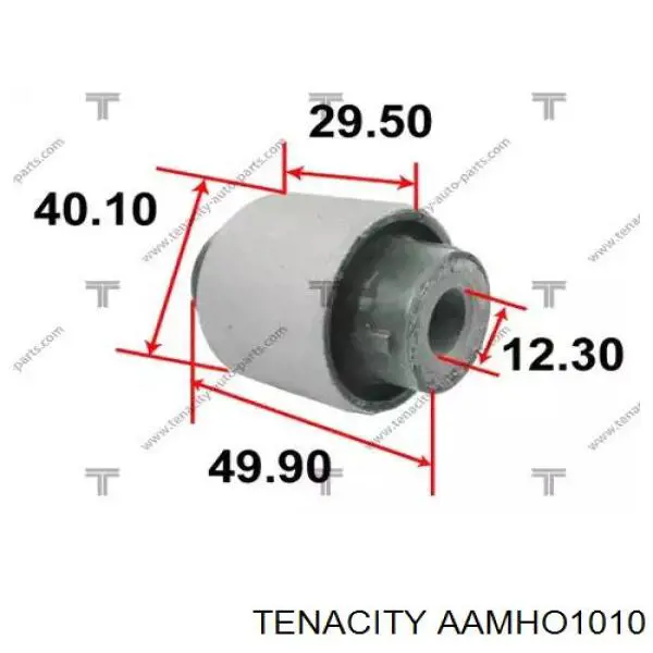 Compre AAMHO1010 Tenacity Bloco silencioso dianteiro do braço oscilante inferior