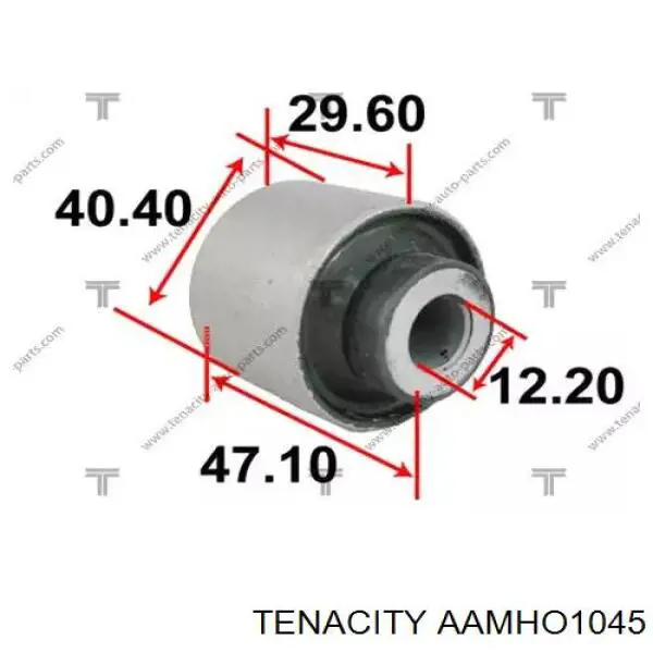 AAMHO1045 Tenacity Bloco silencioso do braço oscilante superior traseiro