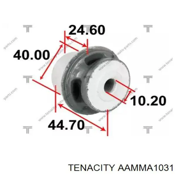 Bloco silencioso dianteiro do braço oscilante superior Tenacity AAMMA1031 preço, a partir de 9,77 USD