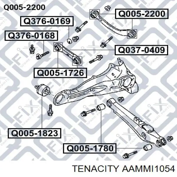 Bloco silencioso traseiro de braço oscilante transversal Tenacity AAMMI1054 preço, a partir de 6,35 USD