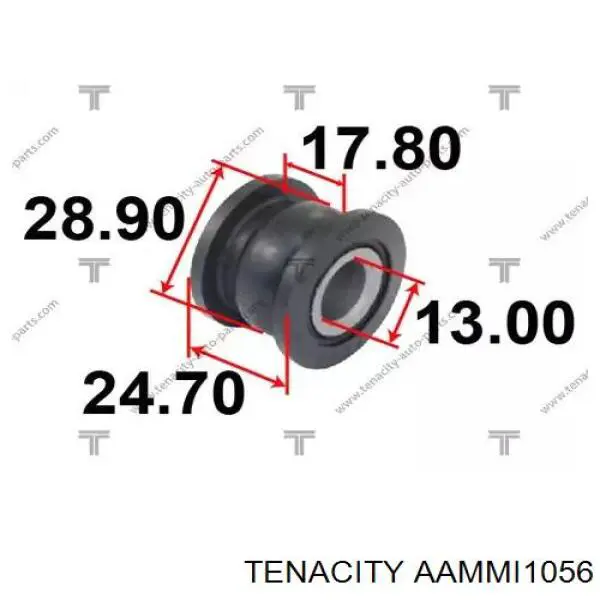 Bloco silencioso de fixação da cremalheira da direção Tenacity AAMMI1056 preço, a partir de 2,70 USD