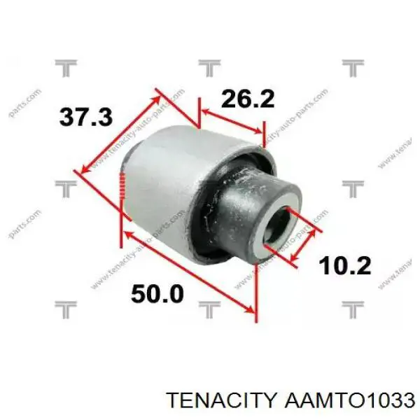 Bloco silencioso dianteiro do braço oscilante inferior Tenacity AAMTO1033 preço, a partir de 8,03 USD