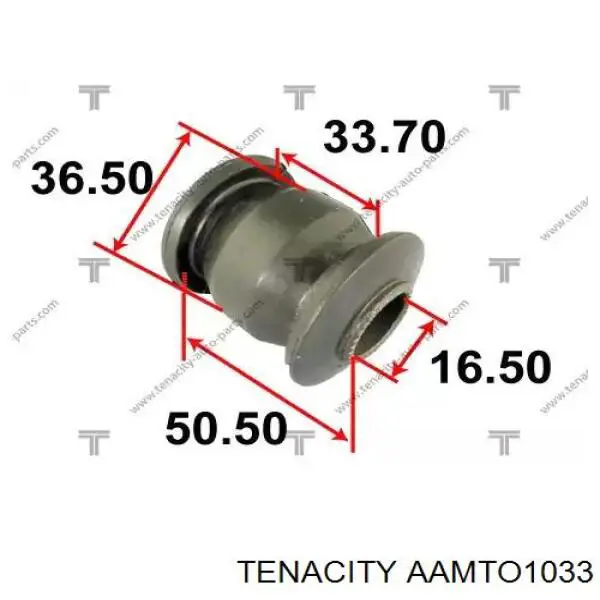 Compre AAMTO1033 Tenacity Bloco silencioso dianteiro do braço oscilante inferior