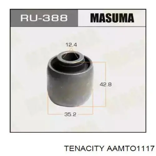 AAMTO1117 Tenacity Bloco silencioso do braço oscilante superior traseiro