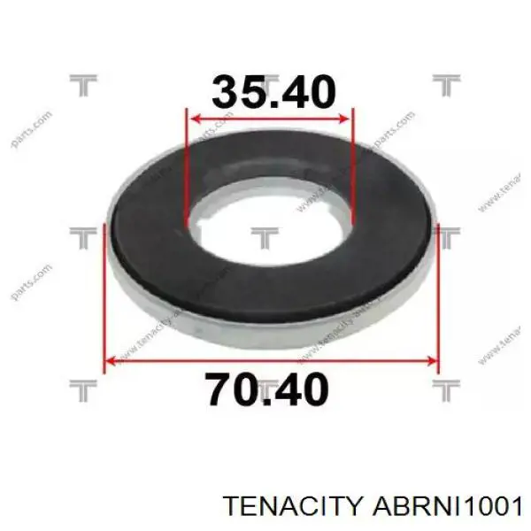 ABRNI1001 Tenacity Rolamento de suporte do amortecedor dianteiro