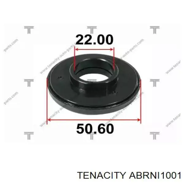 ABRNI1001 Tenacity Rolamento de suporte do amortecedor dianteiro
