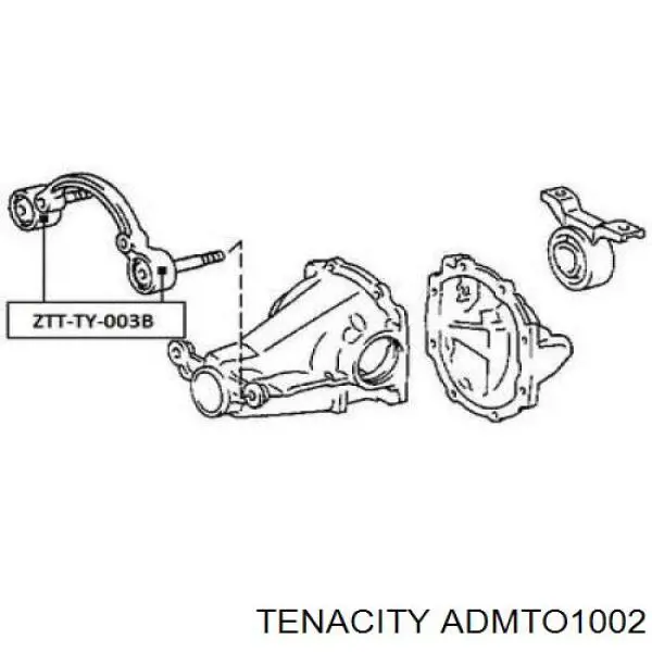 Consola (travessa) dianteira de redutor traseiro Tenacity ADMTO1002 preço, a partir de 11,91 USD