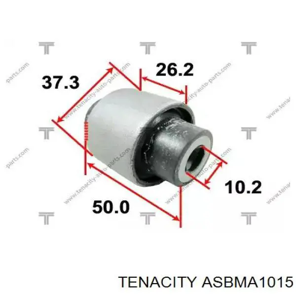 Bucha de estabilizador dianteiro Tenacity ASBMA1015