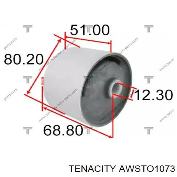 Coxim (suporte) traseiro de motor Tenacity AWSTO1073 preço, a partir de 16,03 USD