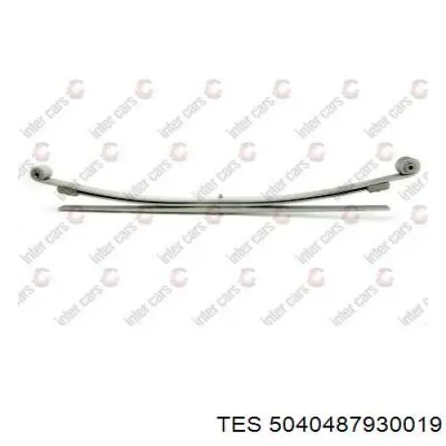 Suspensão de lâminas traseiro Iveco 93815209 preço, a partir de 575,13 USD