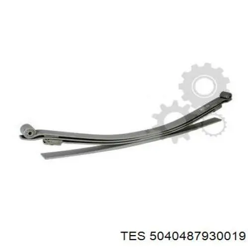 93815209 Iveco Suspensão de lâminas traseiro