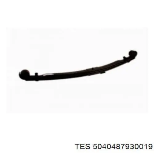 Suspensão de lâminas traseiro Iveco 93815209