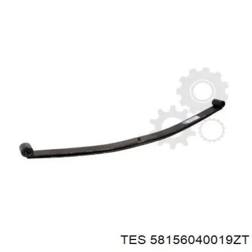 1329812080 Fiat/Alfa/Lancia Suspensão de lâminas traseiro