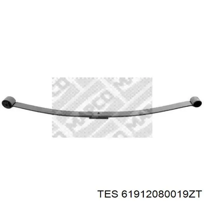 61912080019ZT TES Suspensão de lâminas traseiro