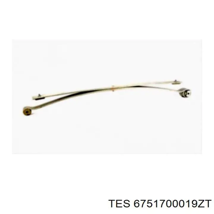 Compre 6751700019ZT TES Suspensão de lâminas traseiro