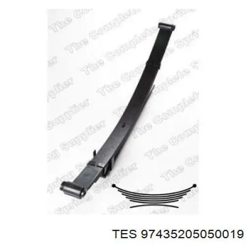 Suspensão de lâminas traseiro TES 97435205050019 preço, a partir de 103,70 USD