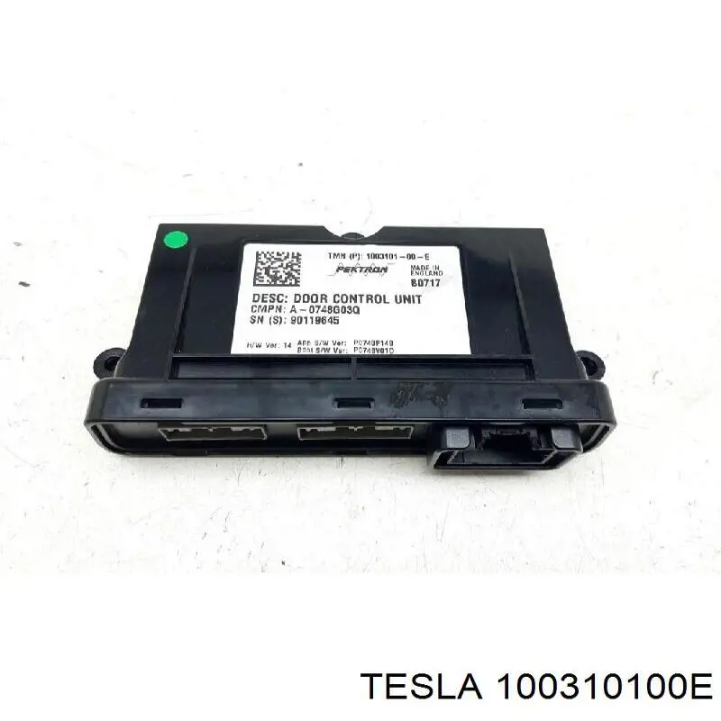 100310100E Tesla Módulo de conforto da porta dianteira