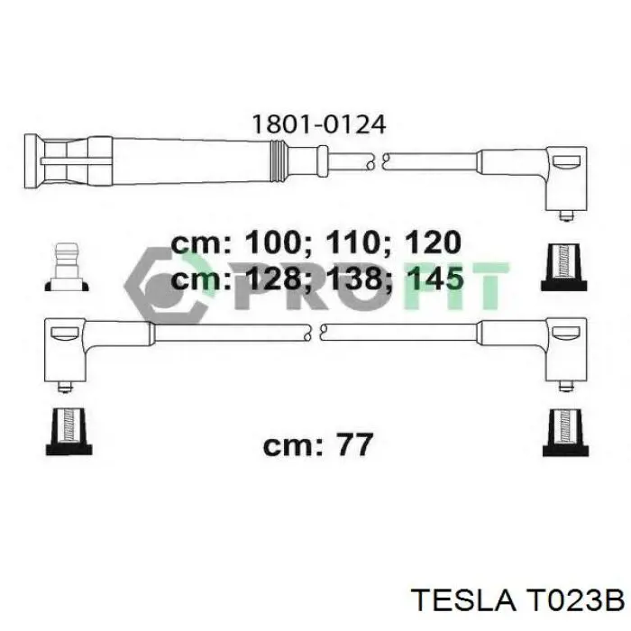Compre T023B Tesla Fios de alta voltagem, kit