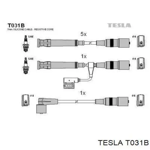 Fios de alta voltagem, kit Tesla T031B preço, a partir de 102,20 USD